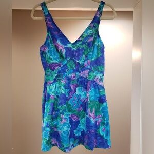 Maxine of Hollywood Vintage Swim Dress Size 16 Made In USA